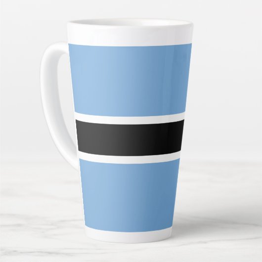 Patriotic Botswana Flag Milchtasse (Linke Ecke)