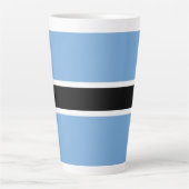 Patriotic Botswana Flag Milchtasse (Vorderseite)