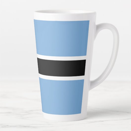 Patriotic Botswana Flag Milchtasse (Rechts)