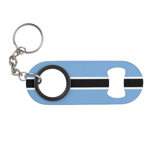 Patriotic Botswana Flag Mini Flaschenöffner (Vorderseite (Horizontal))