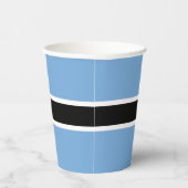 Patriotic Botswana Flag Pappbecher (Rechts)