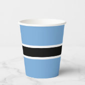 Patriotic Botswana Flag Pappbecher (Vorderseite)