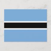 Patriotic Botswana Flag Postkarte (Vorderseite)
