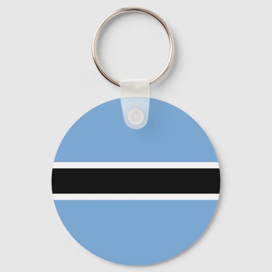 Patriotic Botswana Flag Schlüsselanhänger (Vorderseite)