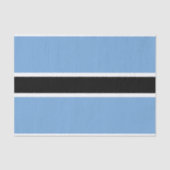 Patriotic Botswana Flag Seidenpapier (Vorderseite)