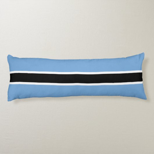 Patriotic Botswana Flag Seitenschläferkissen (Rückseite)
