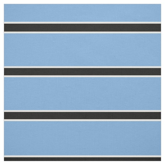 Patriotic Botswana Flag Stoff (Muster)