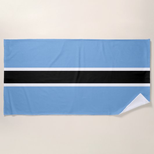 Patriotic Botswana Flag Strandtuch (Vorderseite)
