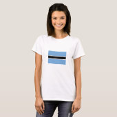 Patriotic Botswana Flag T-Shirt (Vorne ganz)