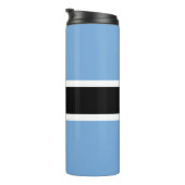 Patriotic Botswana Flag Thermosbecher (Nach rechts gedreht)