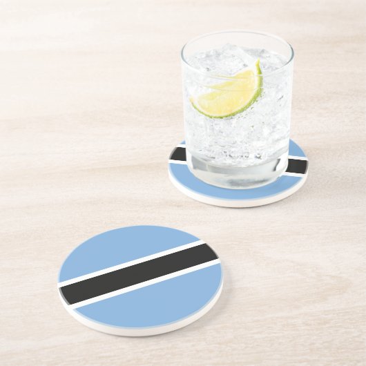 Patriotic Botswana Flag Untersetzer (Seite)