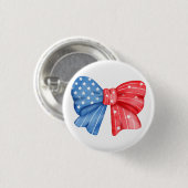 Patriotic Bow Button (Vorne & Hinten)