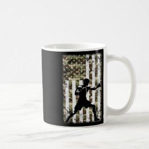 Patriotic Boxer Fighter Camouflage USA Flag 4. Jul Kaffeetasse