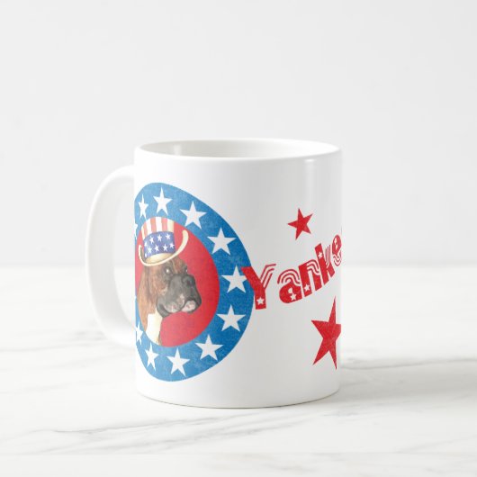 Patriotic Boxer Kaffeetasse (Vorderseite Links)
