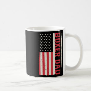 Patriotic Boxing Coach Boxer Vater American Flag Kaffeetasse
