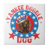 Patriotic Boykin Spaniel Fliese (Vorderseite)