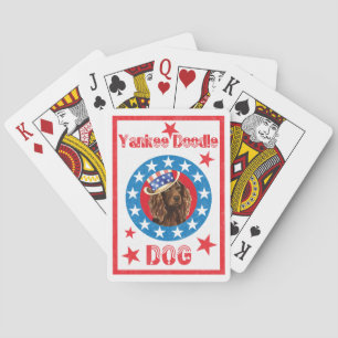 Patriotic Boykin Spaniel Spielkarten