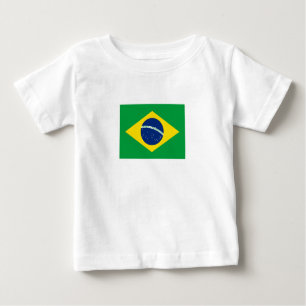 Patriotic Brazil Flag Baby T - Shirt