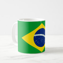 Patriotic Brazil Flag mug - Kaffeetasse