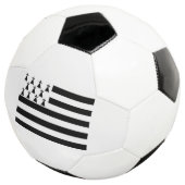 Patriotic Bretagne Flag Soccer Ball (Dreiviertel)