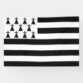 Patriotic Bretany Flag Banner (Horizontal)