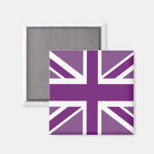 Patriotic British Union Jack Flag Magnet (Vorderseite/Rückseite)