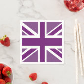 Patriotic British Union Jack Flag Napkin Serviette (Beispiel)
