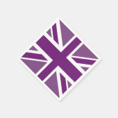 Patriotic British Union Jack Flag Napkin Serviette (Ecke)