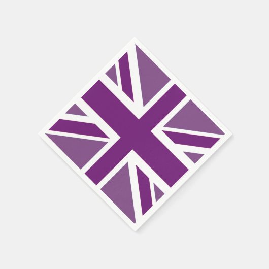 Patriotic British Union Jack Flag Napkin Serviette (Ecke)