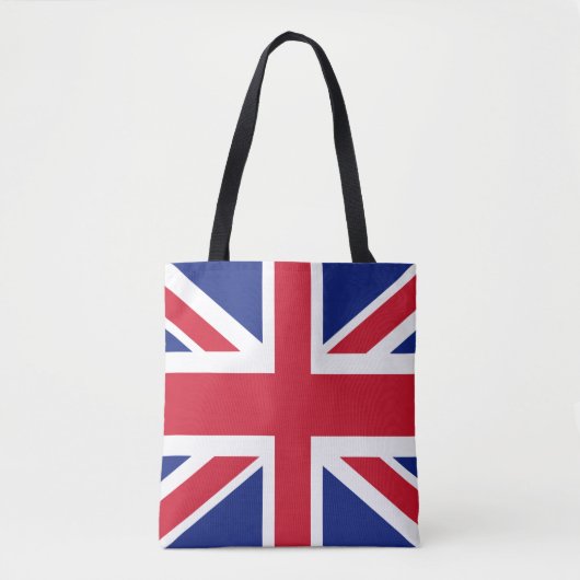 Patriotic British Union Jack Flag Tasche (Vorderseite)
