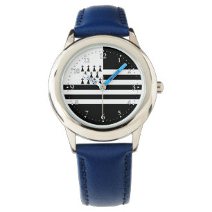 Patriotic Brittany Flag Watch Armbanduhr