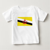 Patriotic Brunei Flag Baby T-shirt (Vorderseite)