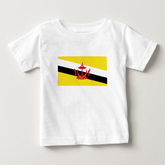 Patriotic Brunei Flag Baby T-shirt (Vorderseite)