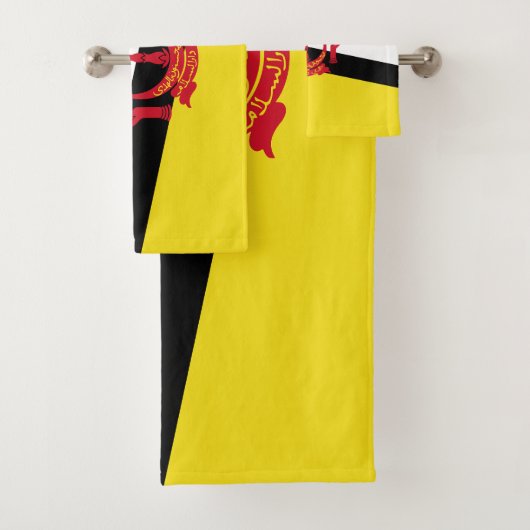 Patriotic Brunei Flag Badhandtuch Set (Insitu)