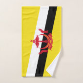 Patriotic Brunei Flag Badhandtuch Set (Handtuch)