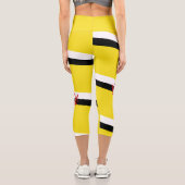 Patriotic Brunei Flag Capri Leggings (Rückseite)