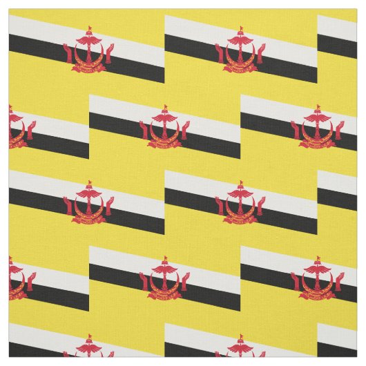 Patriotic Brunei Flag Fabric Stoff (Muster)