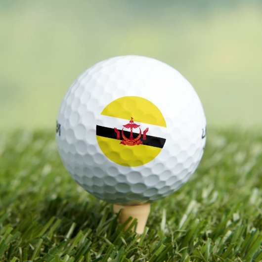 Patriotic Brunei Flag Golfball (Insitu T-Shirt)