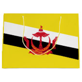 Patriotic Brunei Flag Große Geschenktüte (Vorderseite)