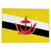 Patriotic Brunei Flag Große Geschenktüte (Rückseite)