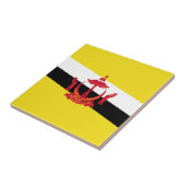 Patriotic Brunei Flag Keramik Tile Fliese (Seite)
