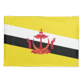 Patriotic Brunei Flag Kissenbezug (Rückseite)