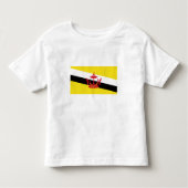 Patriotic Brunei Flag Kleinkind T-shirt (Vorderseite)