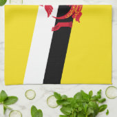 Patriotic Brunei Flag Küchentuch (Gefaltet)