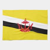 Patriotic Brunei Flag Küchentuch (Horizontal)