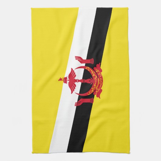 Patriotic Brunei Flag Küchentuch (Vertikal)