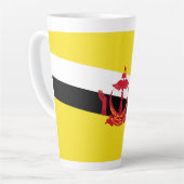 Patriotic Brunei Flag Milchtasse (Linke Ecke)