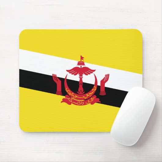 Patriotic Brunei Flag Mouse Pad Mousepad (Mit Mouse)