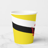 Patriotic Brunei Flag Pappbecher (Vorderseite)