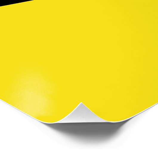 Patriotic Brunei Flag Poster (Ecke)